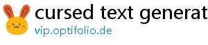 cursed text generator